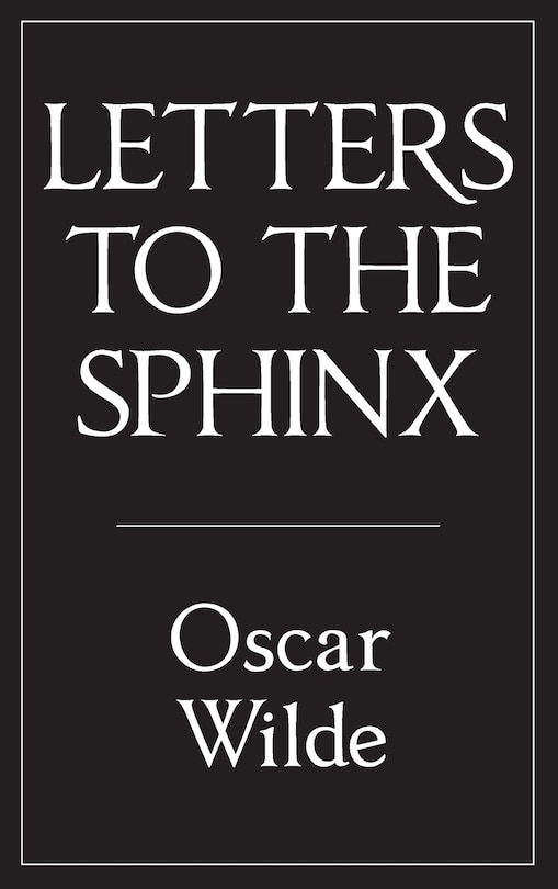 Front cover_Letters to the Sphinx