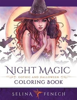 Front cover_Night Magic - Gothic and Halloween Coloring Book