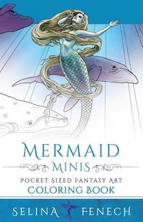Couverture_Mermaid Minis - Pocket Sized Fantasy Art Coloring Book