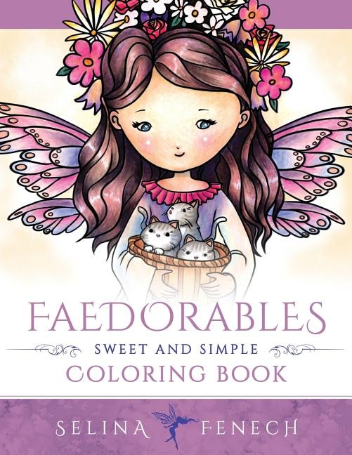 Front cover_Faedorables - Sweet and Simple Coloring Book