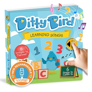 Front cover_Ditty Bird | Learning Songs | Interactive Musical Book for toddlers 1- 3 | Sing-Along boardbook for baby