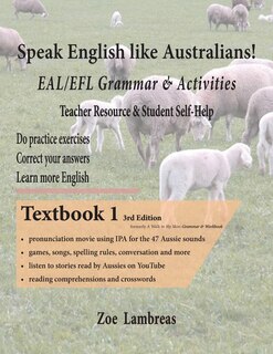 Front cover_Speak English Like Australians! English Skills - Speak, Read, Write Textbook 1