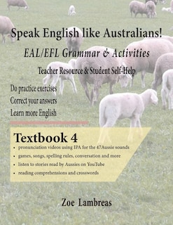 Couverture_Speak English Like Australians! English Skills - Speak, Read, Write Textbook 4
