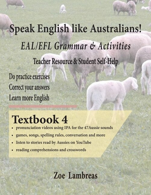 Couverture_Speak English Like Australians! English Skills - Speak, Read, Write Textbook 4