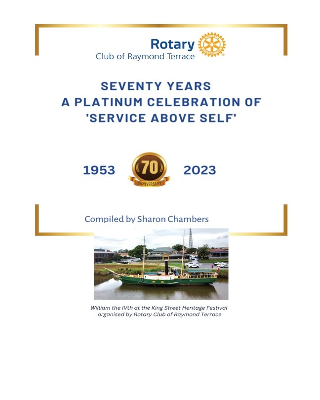 Front cover_Seventy Years-A Platinum Celebration of 'Service Above Self'