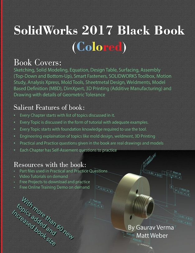 Front cover_SolidWorks 2017 Black Book (Colored)