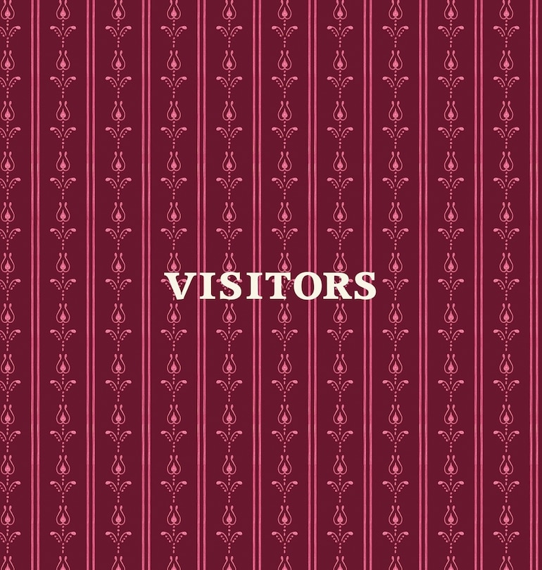 Front cover_Visitors Book, Guest Book, Visitor Record Book, Guest Sign in Book, Visitor Guest Book