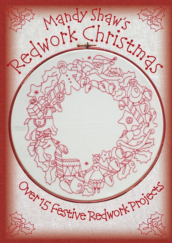 Front cover_Mandy Shaw's Redwork Christmas