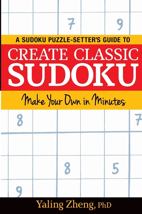 Front cover_Create Classic Sudoku