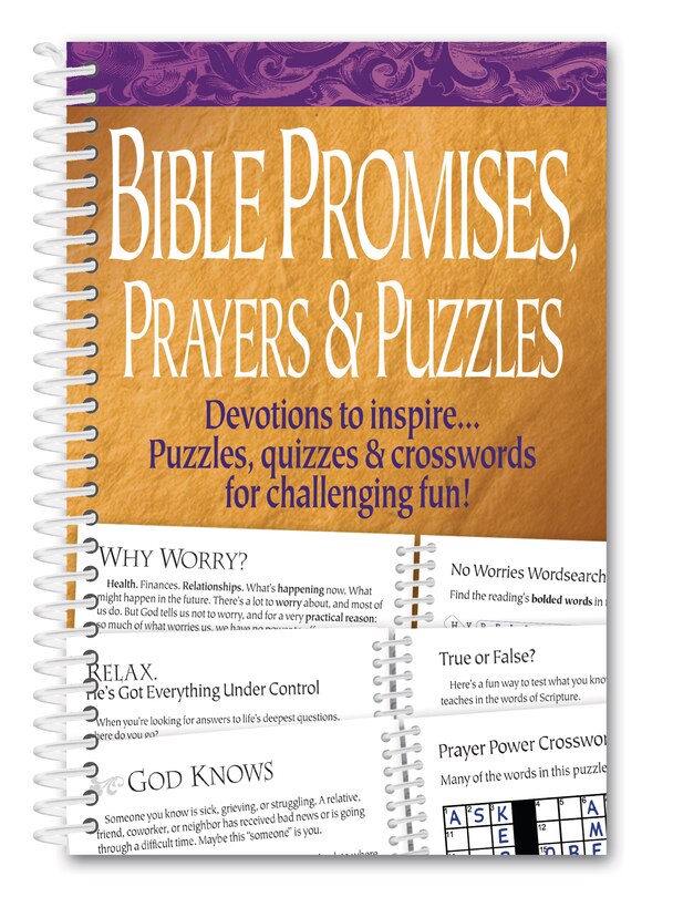 Couverture_Bible Promises, Prayers And Puzzles