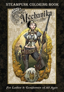 Front cover_Lady Mechanika Steampunk Coloring Book