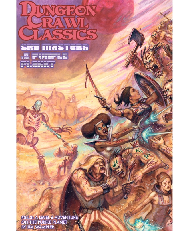 Front cover_Dungeon Crawl Classics #84.3: Sky Masters of the Purple Planet