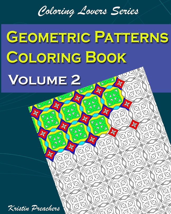 Couverture_Geometric Patterns Coloring Book Volume 2