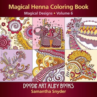 Front cover_Magical Henna Coloring Book