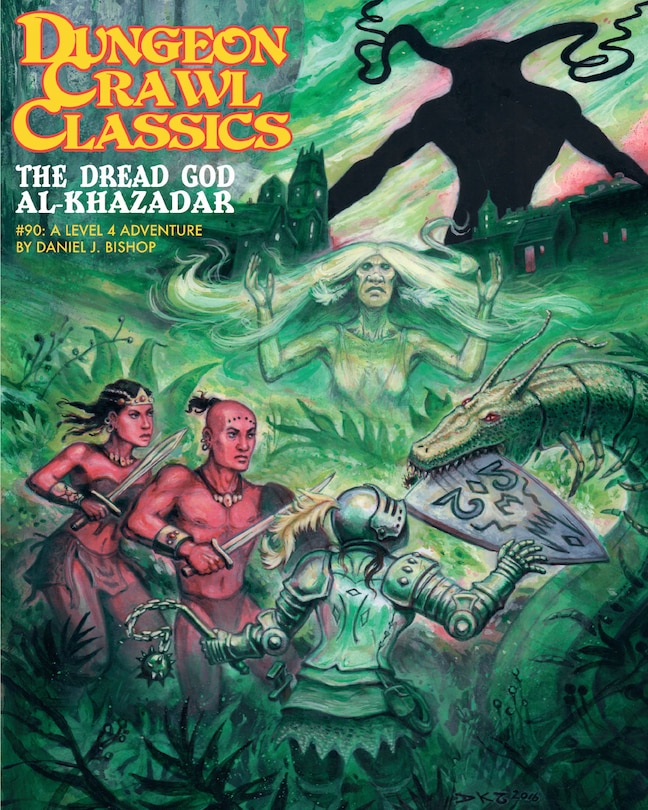 Front cover_Dungeon Crawl Classics #90: The Dread God of Al-Khazadar
