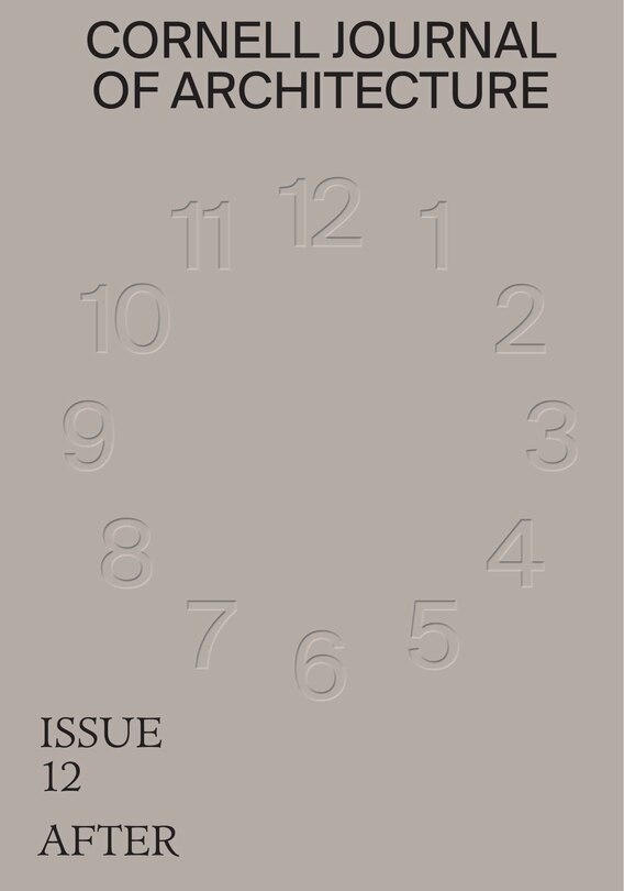 Front cover_Cornell Journal Of Architecture 12