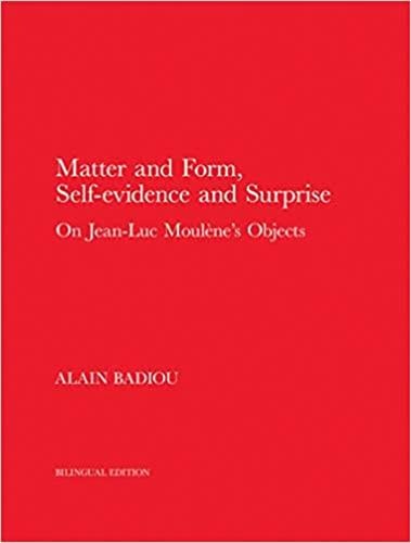Front cover_Matter And Form, Self-evidence And Surprise