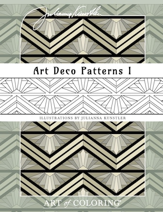 Art Deco Patterns 1: Art of Coloring. Coloring book