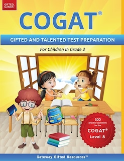 Front cover_COGAT Test Prep Grade 2 Level 8