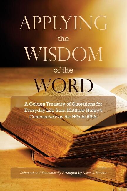 Couverture_Applying the Wisdom of the Word