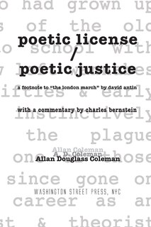 Front cover_poetic license / poetic justice