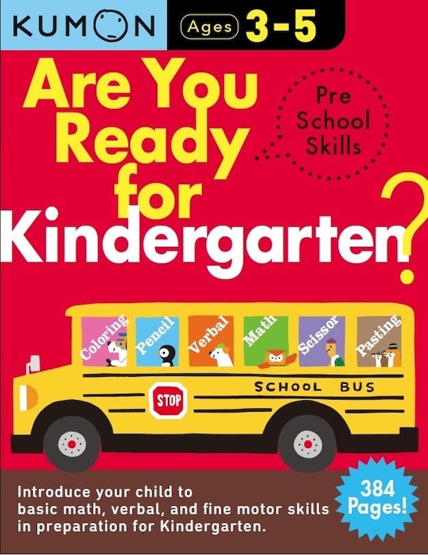 Couverture_Kumon Are You Ready for Kindergarten Preschool Skills