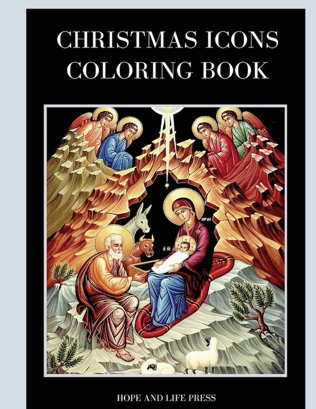 Front cover_Christmas Icons Coloring Book