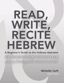 Front cover_Read, Write, Recite Hebrew