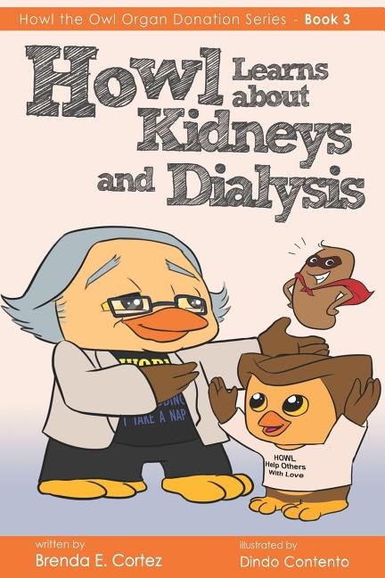 Front cover_Howl Learns About Kidneys And Dialysis