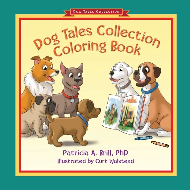 Front cover_Dog Tales Collection Coloring Book