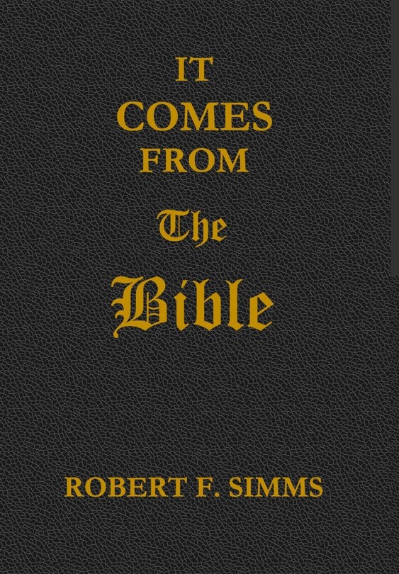 Couverture_It Comes from the Bible