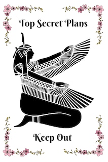 Couverture_Egyptian Goddess Ma'at Planner With Pink Border