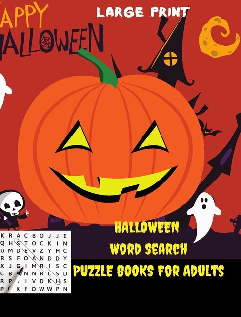 Couverture_Halloween Word Search Fang-tastic Word Puzzles for Adults