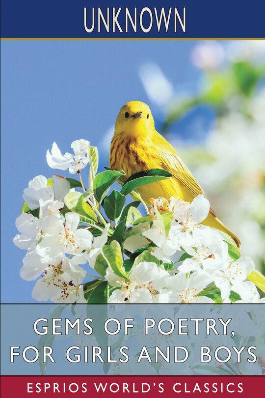 Front cover_Gems of Poetry, for Girls and Boys (Esprios Classics)