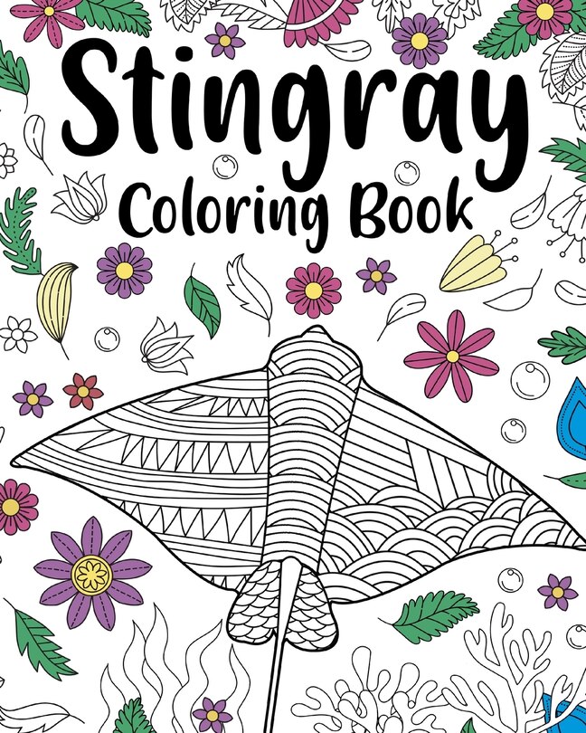 Front cover_Stingray Coloring Book