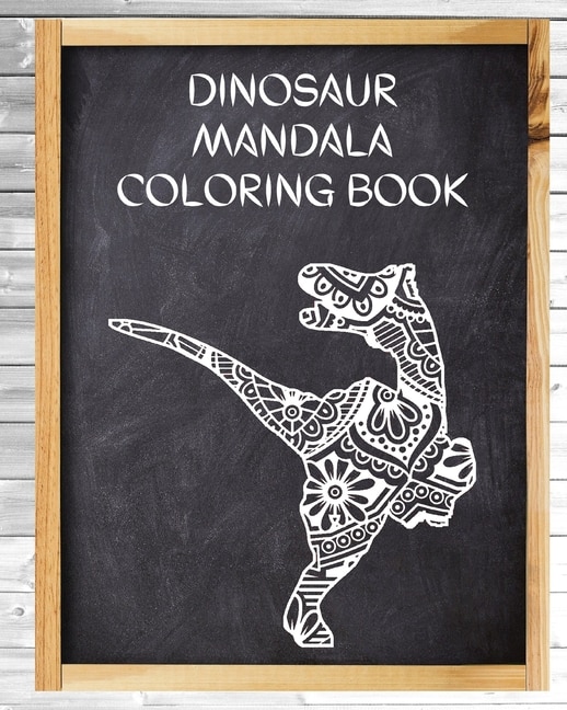 Couverture_Dinosaur Mandala Coloring Book
