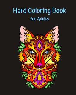 Couverture_Hard Coloring Book for Adults
