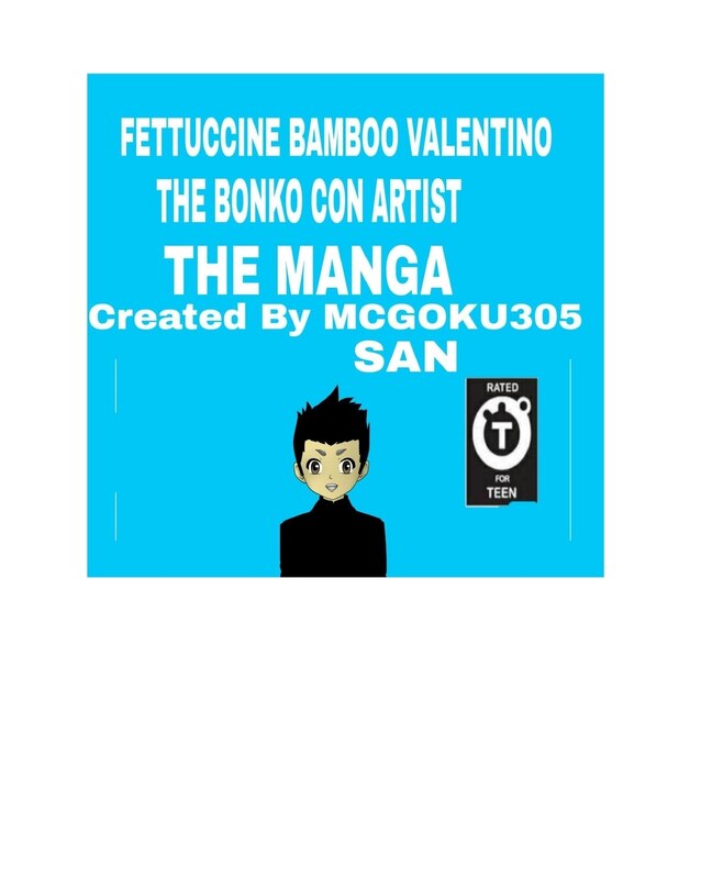 Front cover_Fettuccine Bamboo Valentino The Bonko Con Artist The Manga