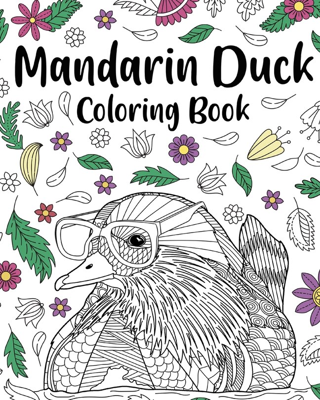 Front cover_Mandarin Duck Coloring Book