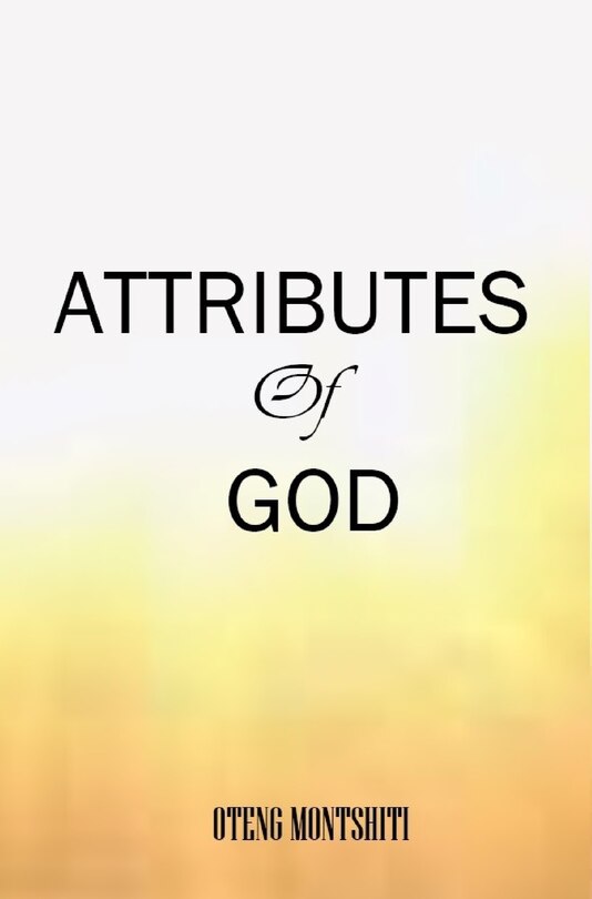 Front cover_Attributes Of God
