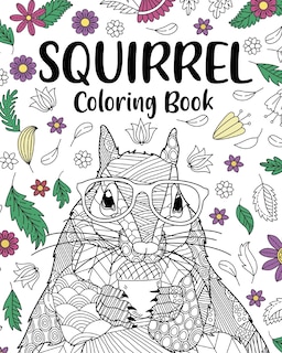 Front cover_Squirrel Coloring Book