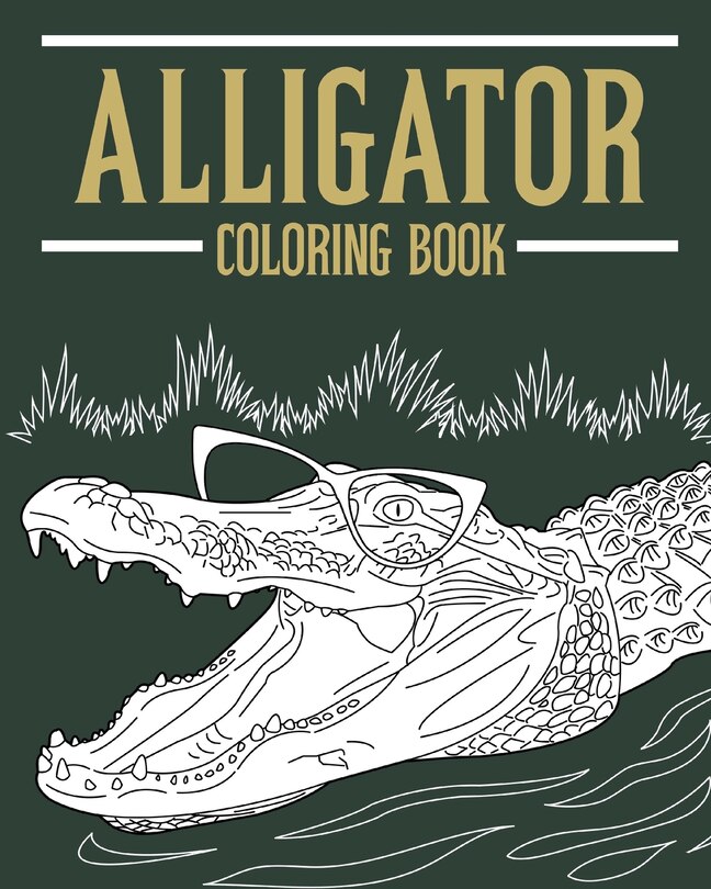 Front cover_Alligator Coloring Book