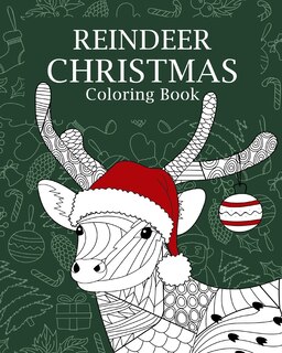 Front cover_Reindeer Christmas Coloring Book