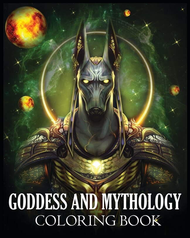 Front cover_Goddess and Mythology Coloring Book