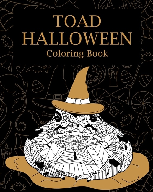 Front cover_Toad Halloween Coloring Book