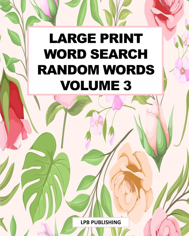Front cover_Large Print Word Search