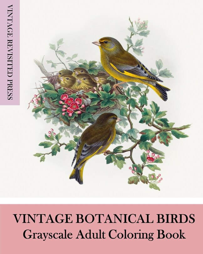 Front cover_Vintage Botanical Birds