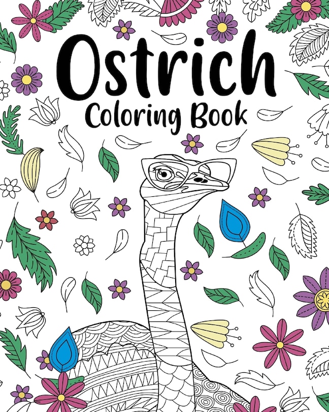 Couverture_Ostrich Mandala Coloring Book