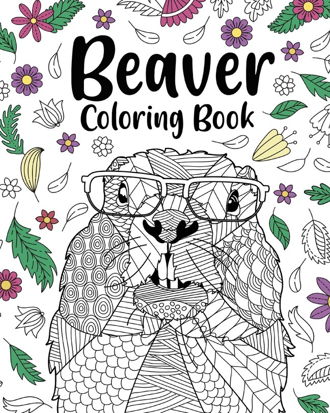 Front cover_Beaver Coloring Book