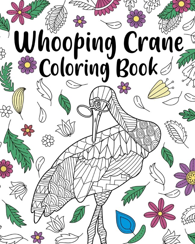 Front cover_Whooping Crane Coloring Book